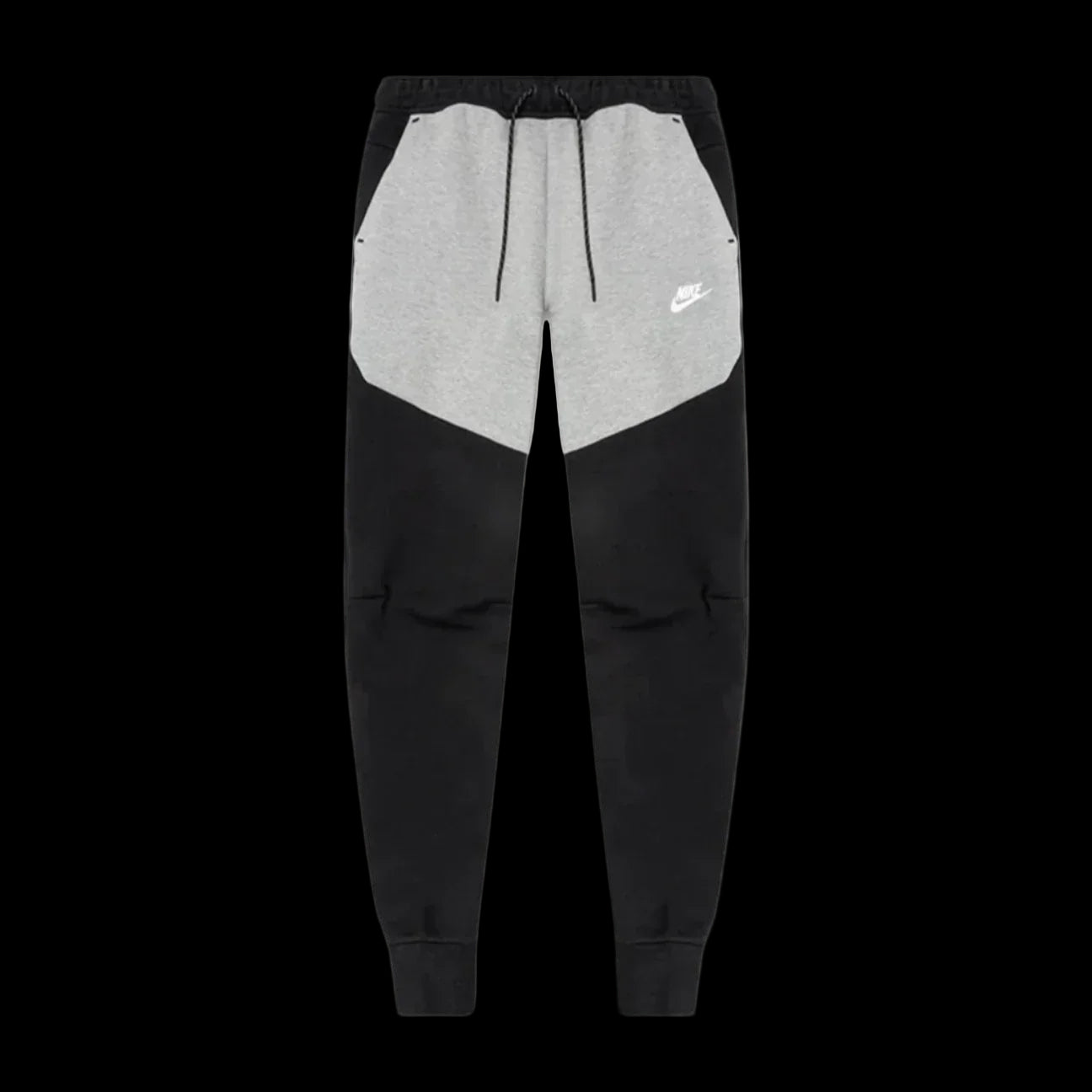 Nike Tech Fleece Black & Grey Joggers