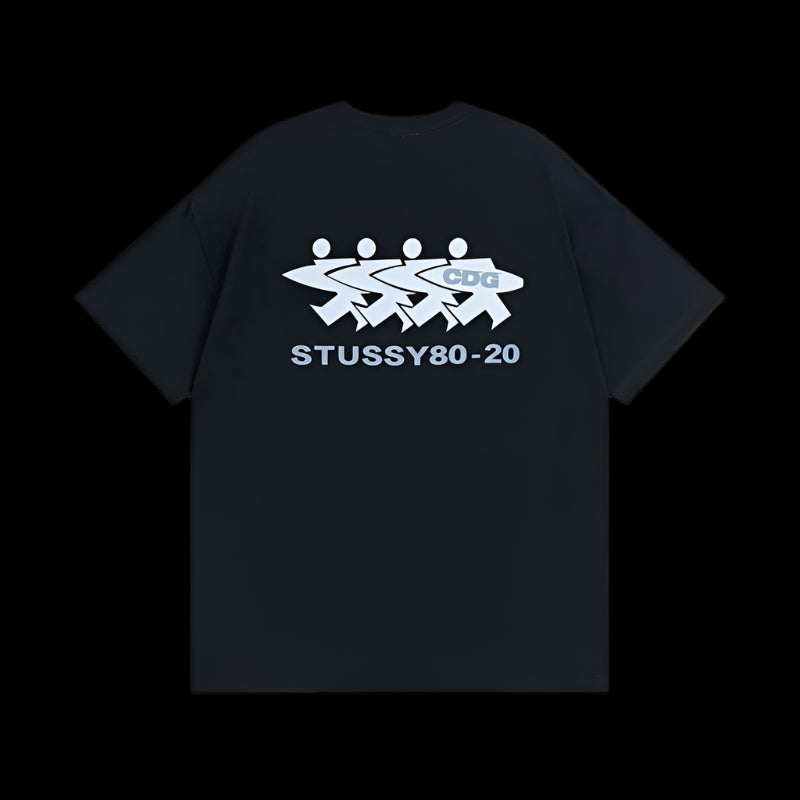 Stussy t-shirts (Black and white)