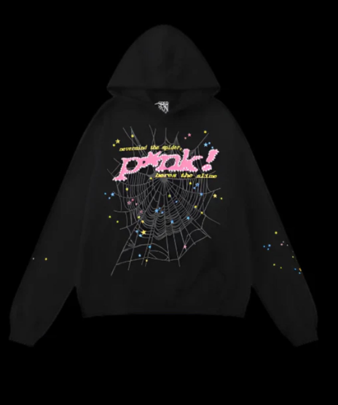 Sp5der P*nk Black Hoodie