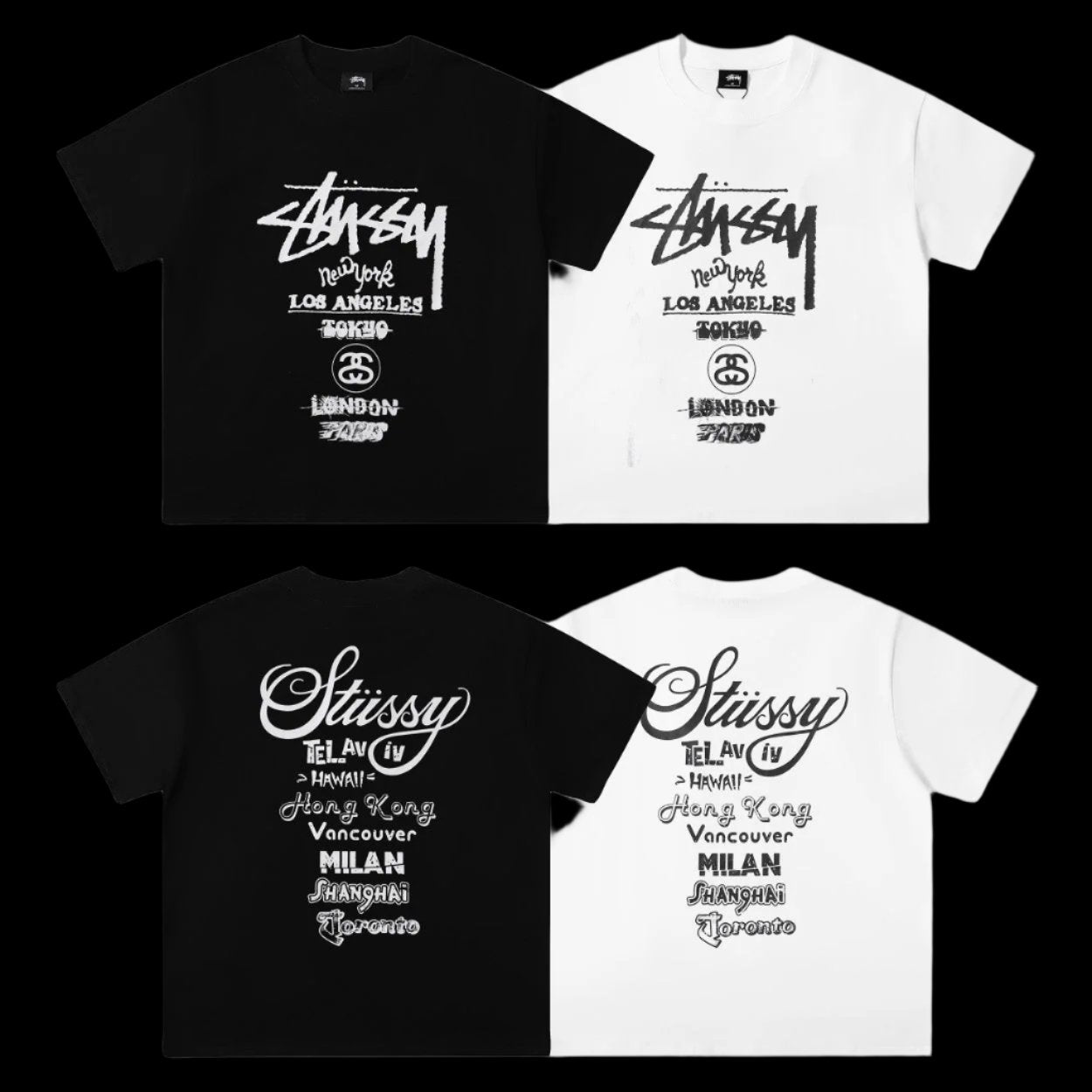 Stussy FW23 Stussy New World Tour Letter