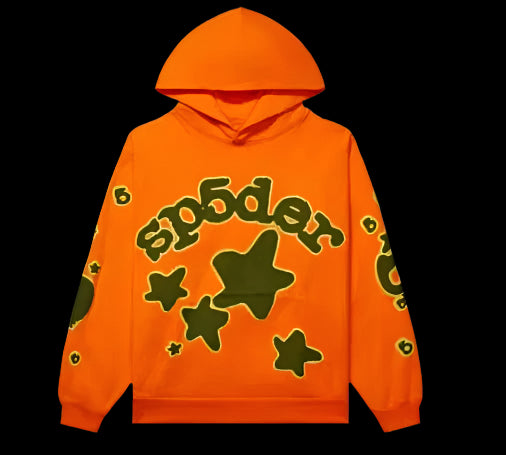 Sp5der Beluga Hoodie Orange