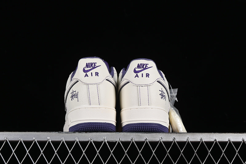 Nike air force 1 X Stussy 'white/purple'