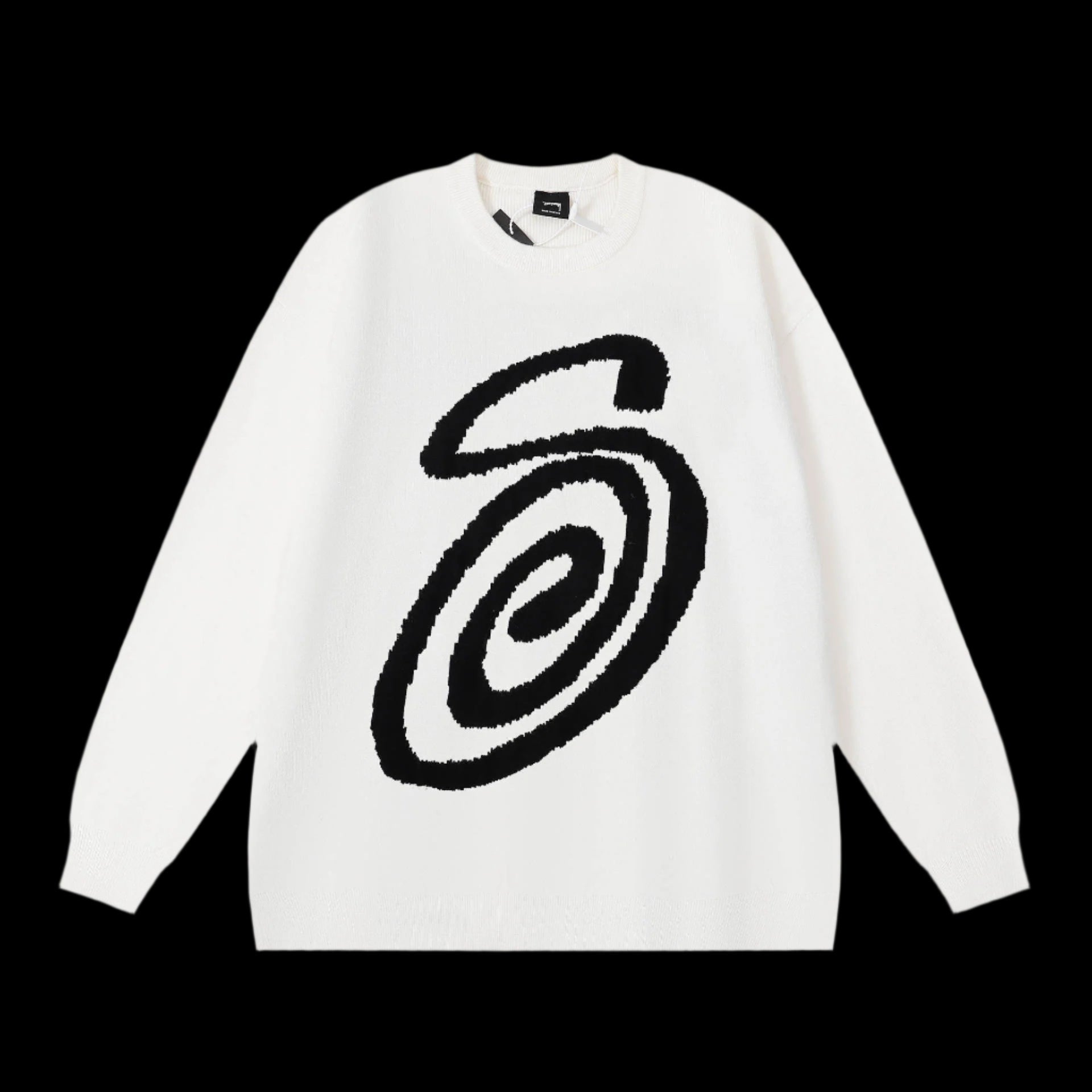 Stussy sweater swirl "White"