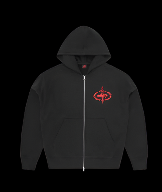 21 Savage Slaughter Gang X CRTZ Zip Up Hoodie