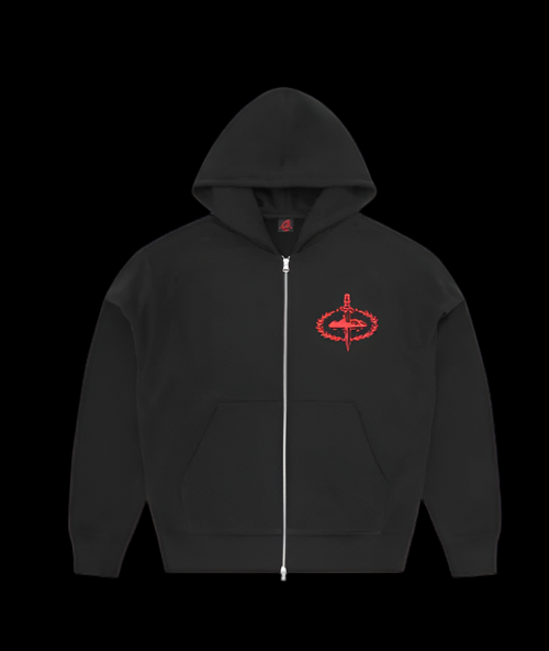 21 Savage Slaughter Gang X CRTZ Zip Up Hoodie