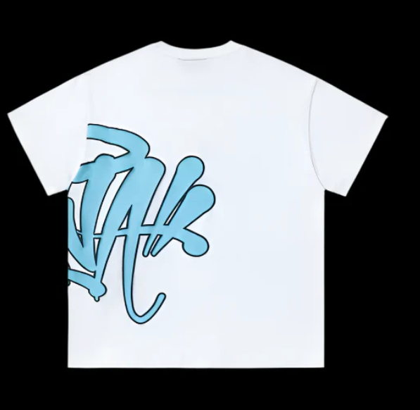 Syna World Short Set White & Cyan