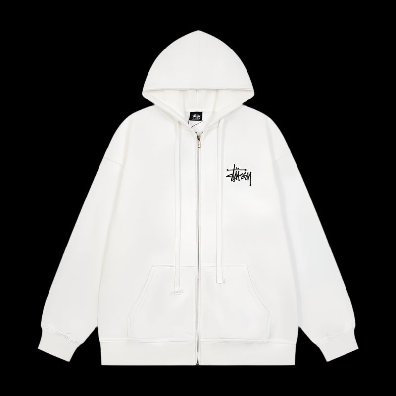 Basic Stussy hoodies zip-up