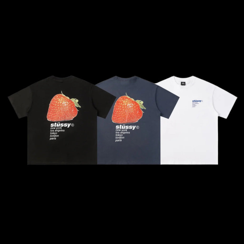 Stussy strawberry t-shirts