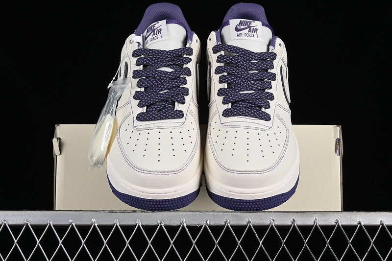 Nike air force 1 X Stussy 'white/purple'
