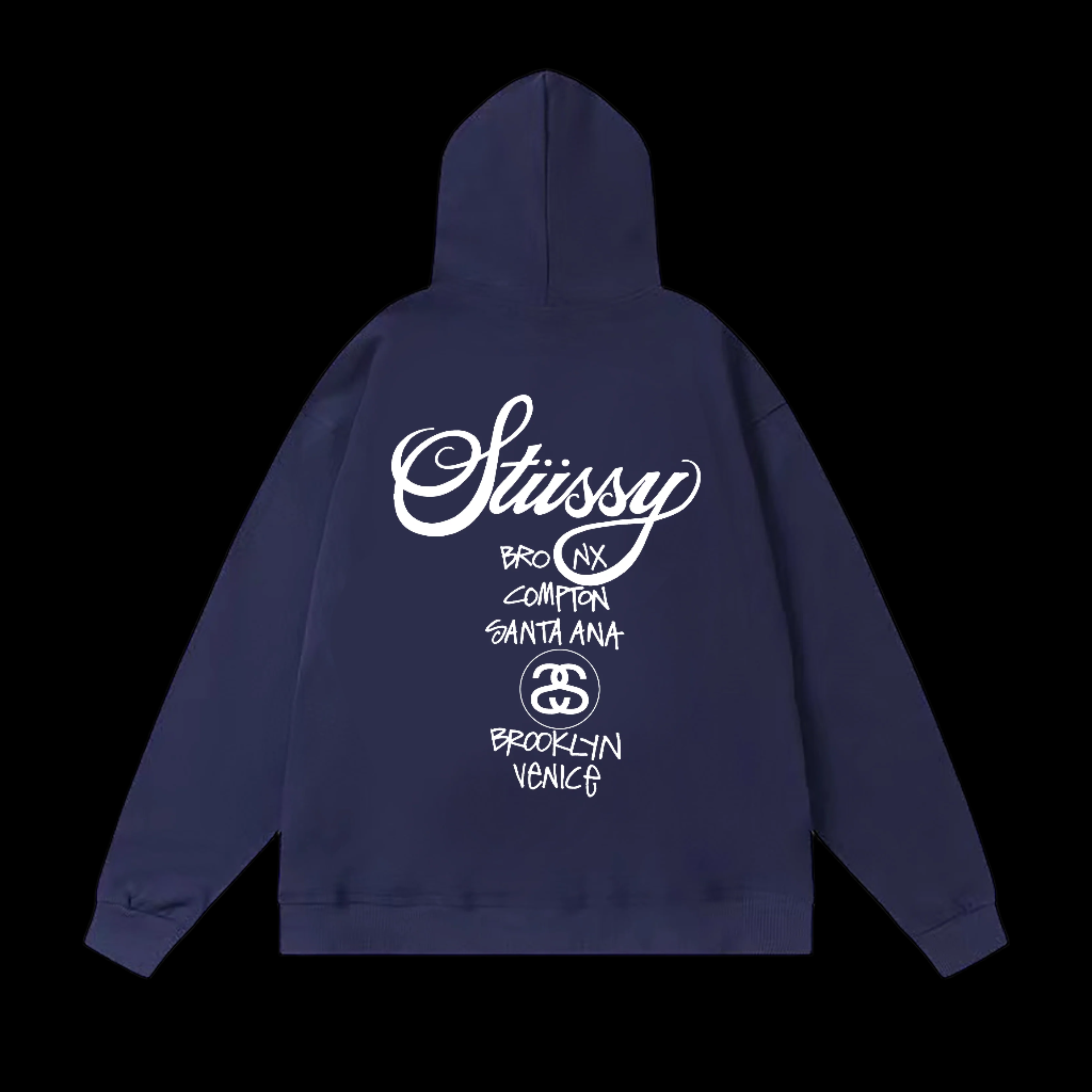 Stussy fancy hoodie 'navy'